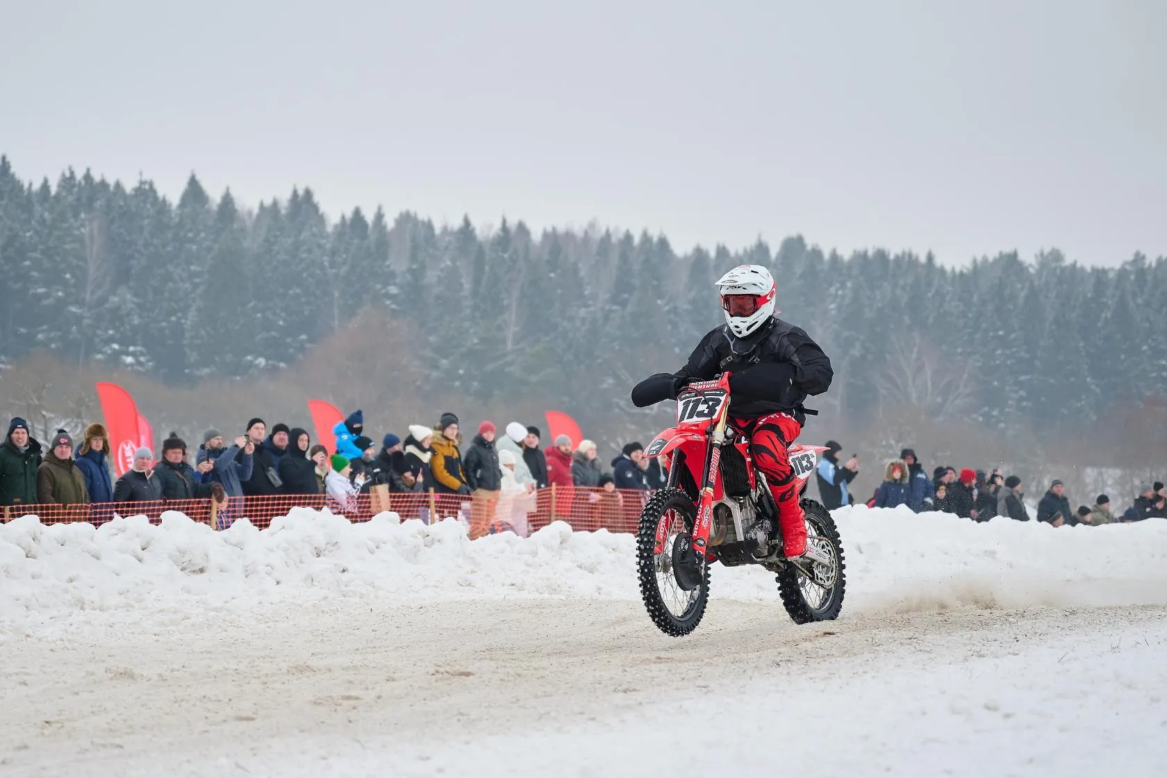 27-й зимний мотокросс в Обнинске