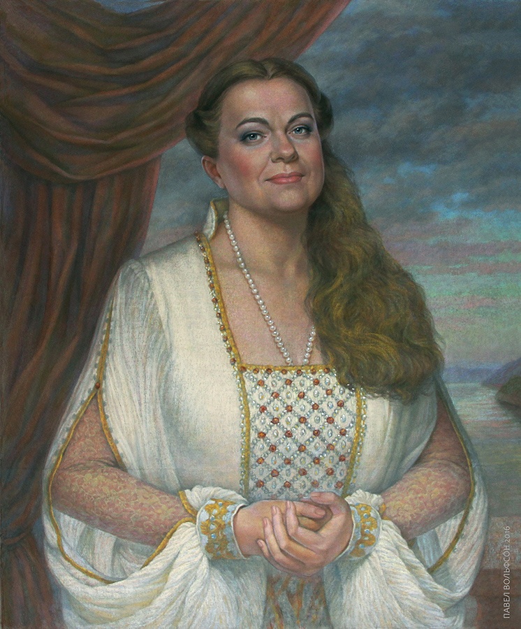 Павел Вольфсон - 2 место в номинации Бодрая жизнь, портрет народной певицы Лидии Музалёвой