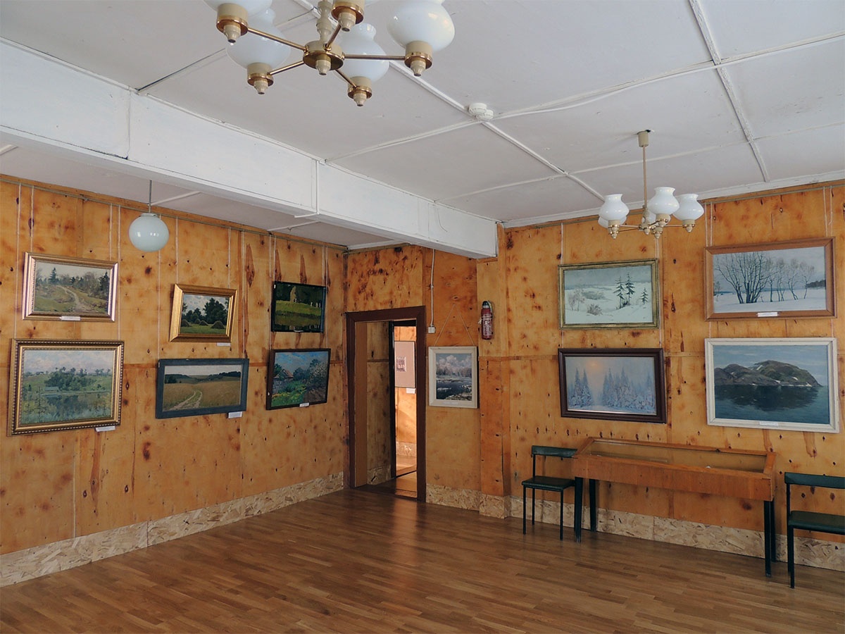 Выставочный зал до капитального ремонта.