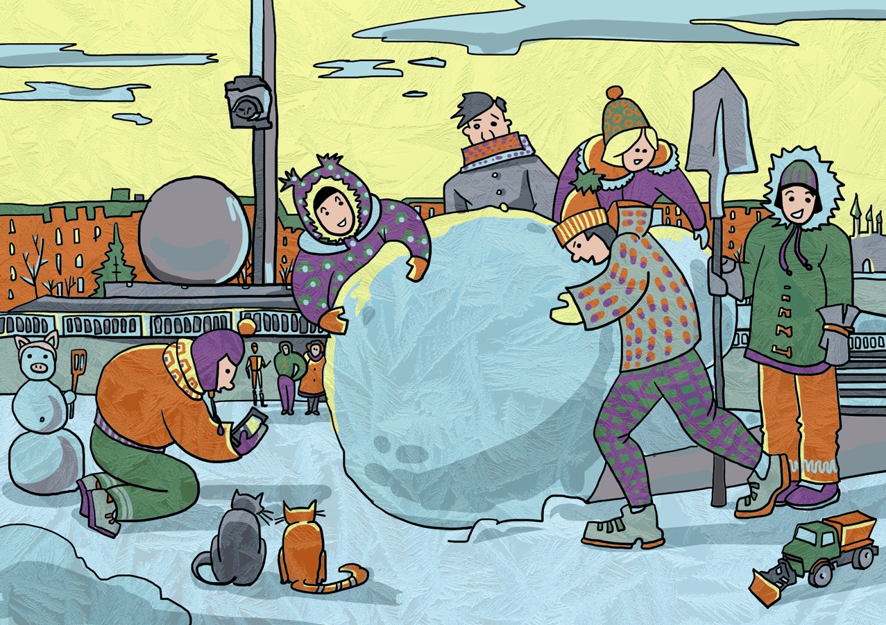 Зимние забавы, 1 место, Катухина Анна