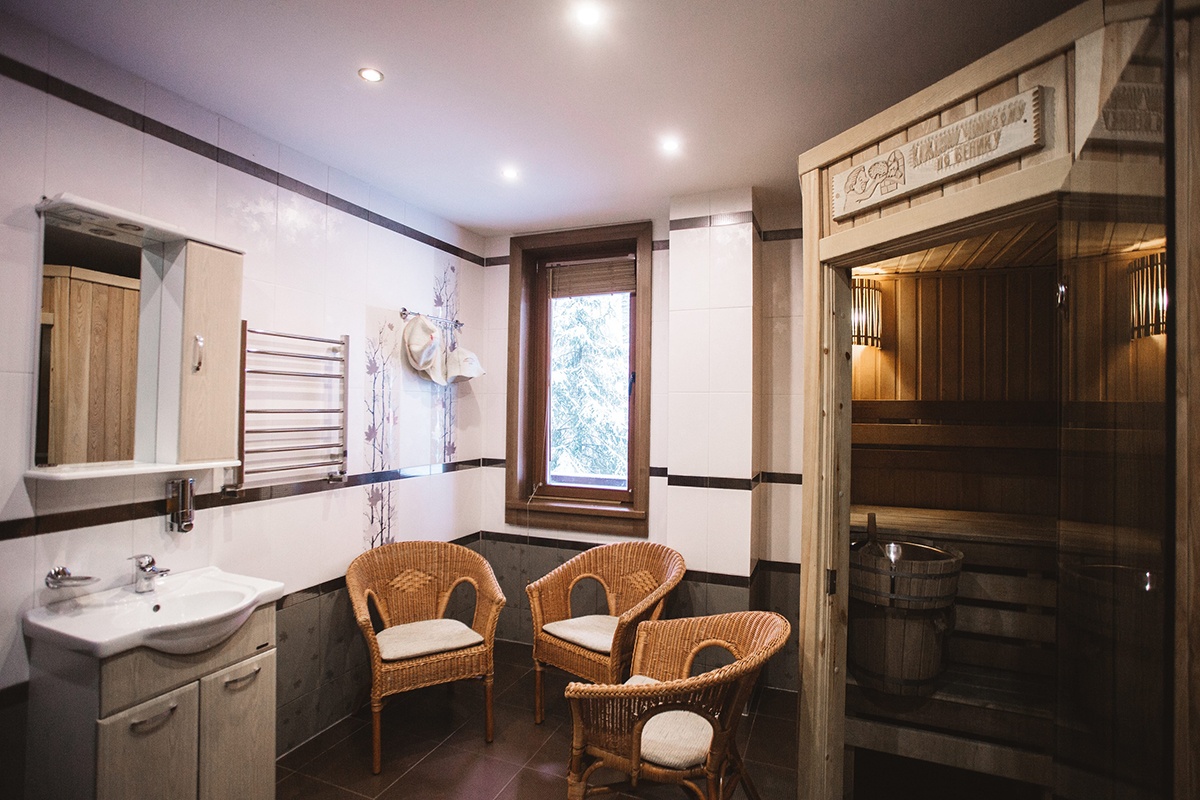Санузел с сауной