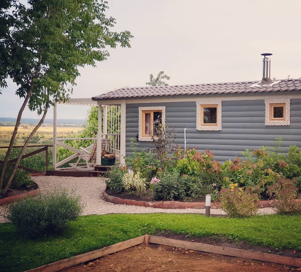 Баня на территории гостиницы