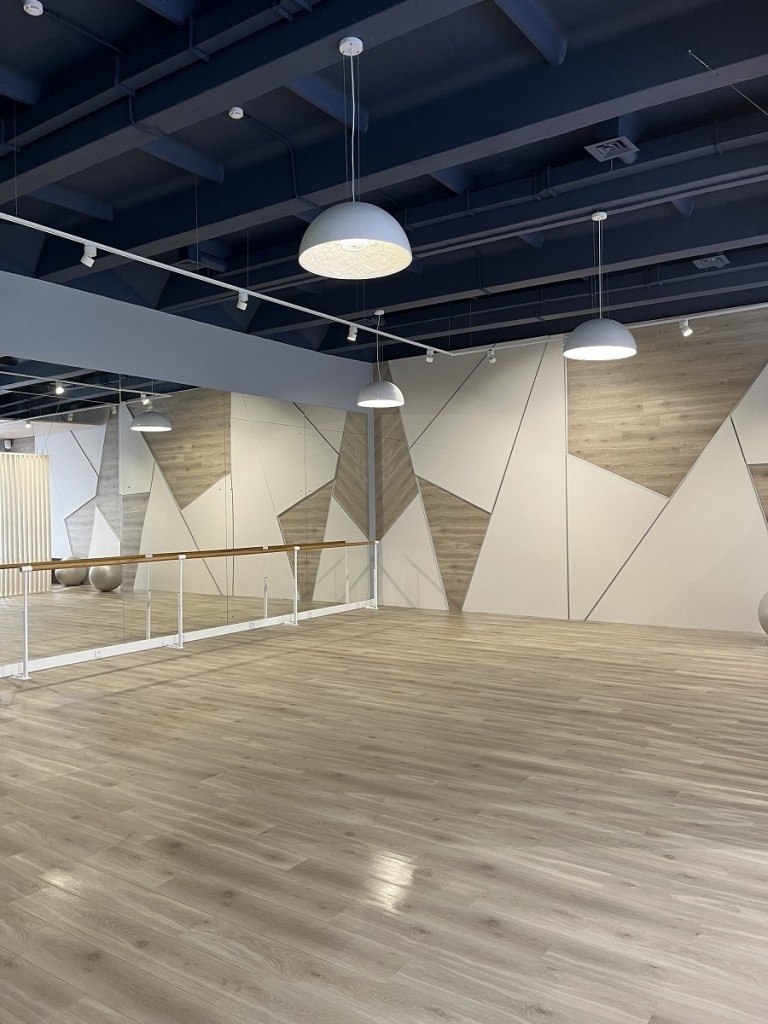 Зал для занятий йогой, лечебной физкультурой, пилатесом