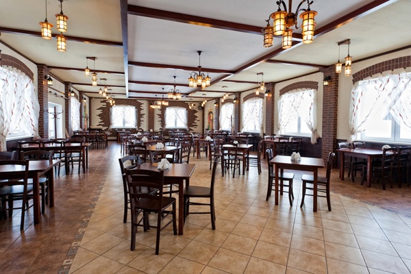 Основной зал ресторана