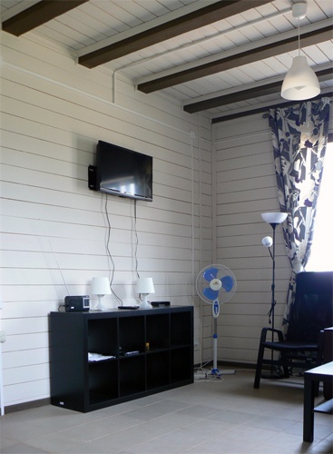 Гостиная в стандартном коттедже