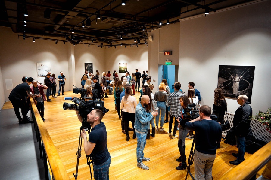 Открытие выставки.