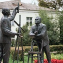 Скульптурная композиция «Встреча Королёва и Циолковского»