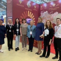 Елена Лысенкова посетила стенд Императорского маршрута