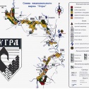 Карта Национального парка "Угра"