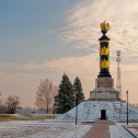 Монумент русской воинской славы, установленный крестьянами в 1834 году.