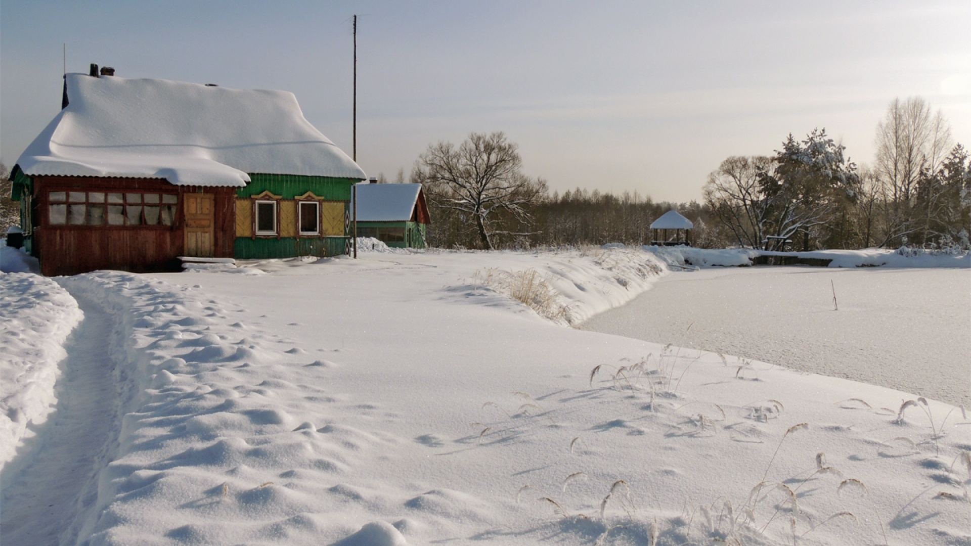 Охотничий домик в д. Верхняя Шкава