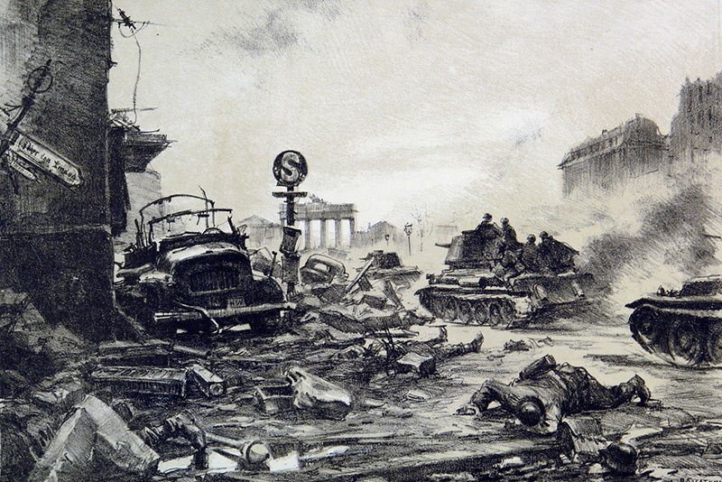 Рисунки с победного сражения Георгия Жукова представлены к 125-летию Маршала Победы