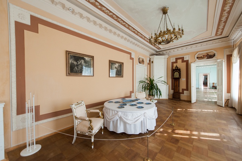 Фрагмент экспозиция дома Гончаровых.